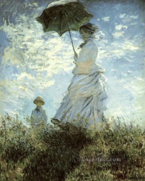  claude canvas - La Promenade Claude Monet
